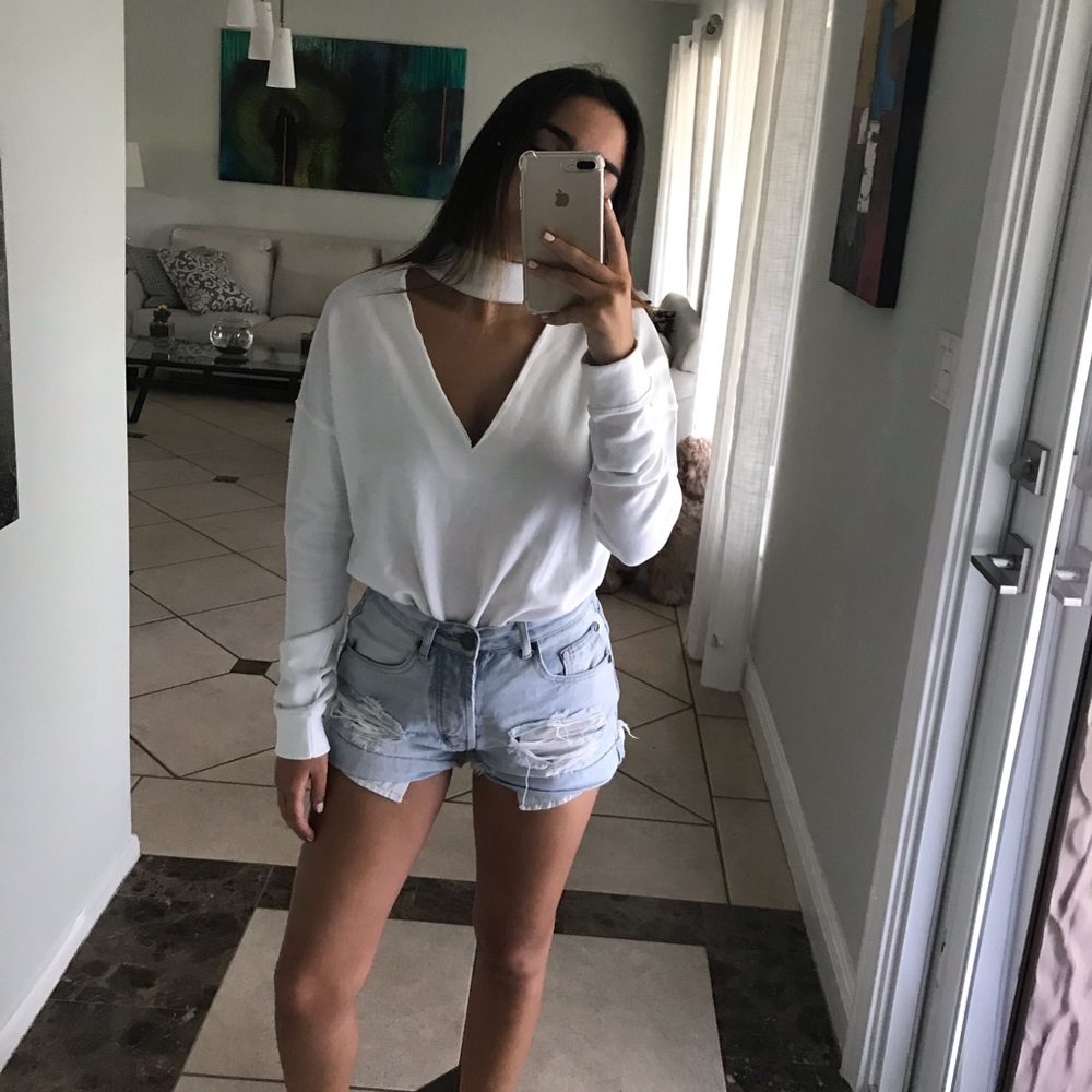 White sweater